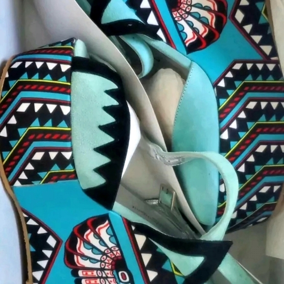 Terry de Havilland 2013 Totem 1 Style Platform Open Toe Heels Shoes Size 38 NWB - Picture 4 of 12